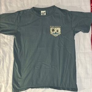 Surf Style Treasure Island Florida Graphic Tee- M